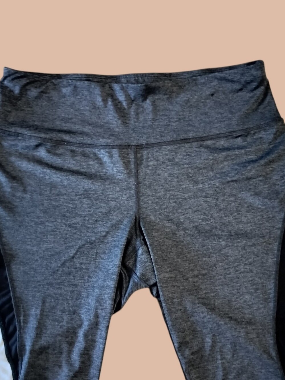 Xersion Train Women’s 1X High-Rise 7/8 Ankle Leggings Gray Athletic Activewear